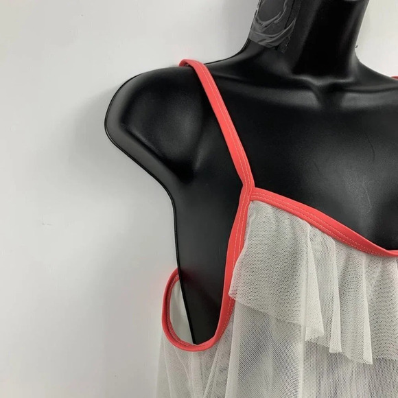 Popina Women's Mesh Pullover Spaghetti Mid Length Swim Cover  Size S‎ - Picture 3 of 10